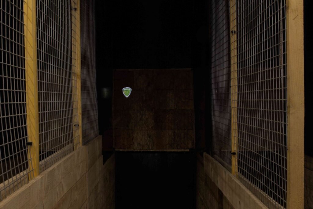 La cible de lancer de hache, à l'épreuve des balles !