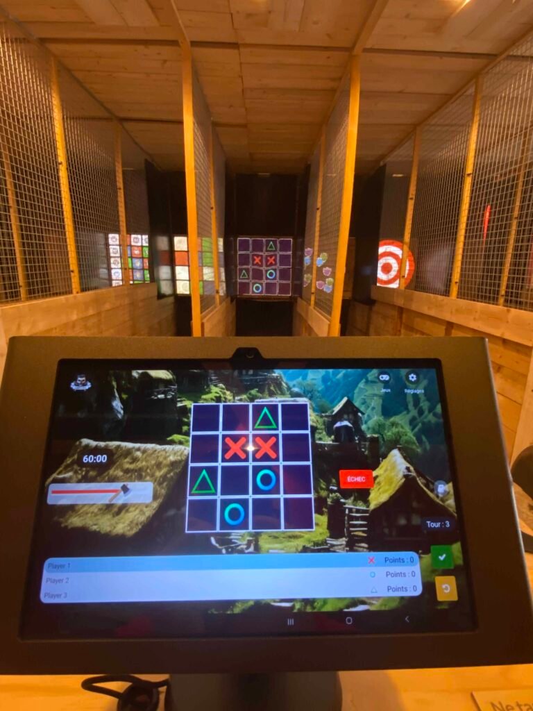 Une tablette, un pc et un vidéoprojeteur pour pouvoir dans un dans une nouvelle ère.